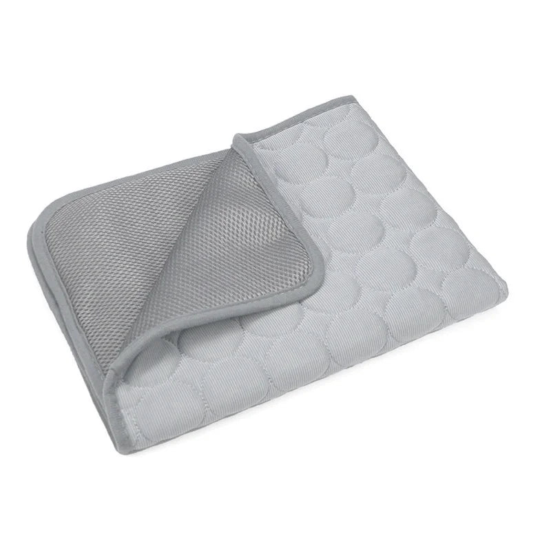 Summer Ice Silk Pet Cooling Mat Waterproof Dog Cat Sleeping Pad