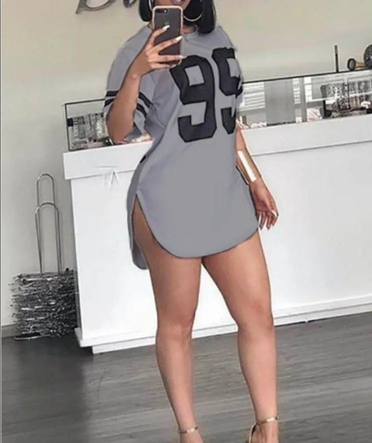 Women’s Summer T-Shirt – Loose Fit O-Neck Short Sleeve Top - PULSE MART