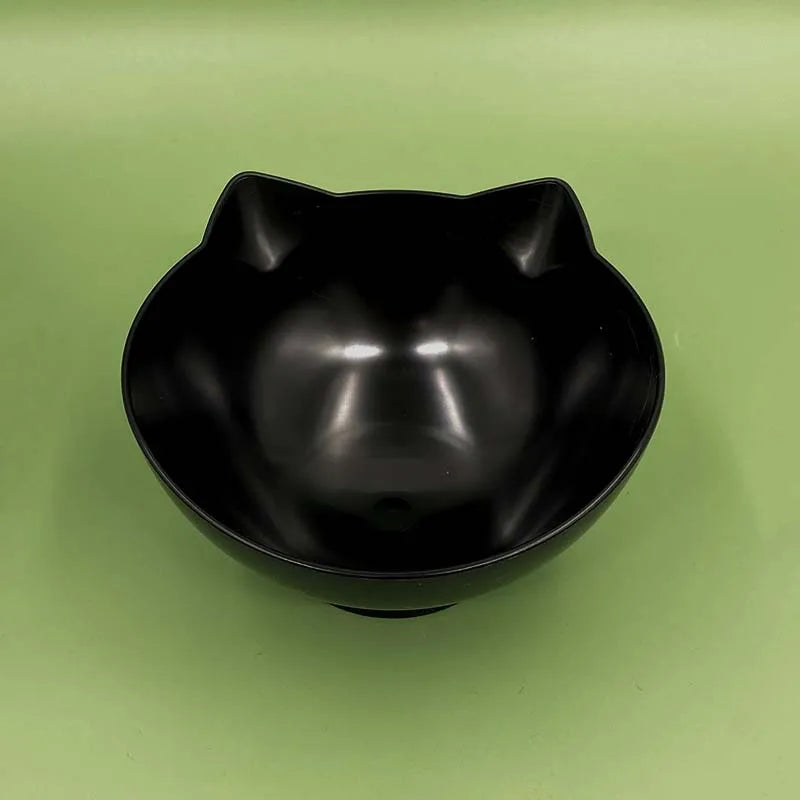 Elevated Tilted Cat Bowl – Anti-Vomiting Orthopedic Food & Water Bowl for Cats, Puppies & Rabbits