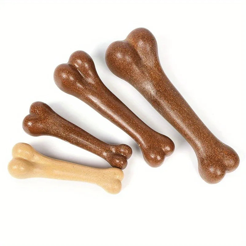 Beef-Flavored Bone Dog Toy - Durable Interactive Dental Chew
