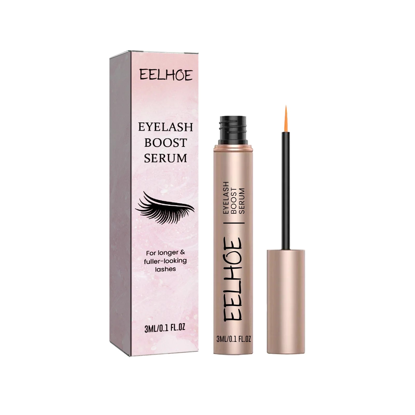 7-Day Eyelash Growth Serum - 3ml Enhancer for Curled, Thickened, and Strengthened Lashes and Brows - PULSE MART