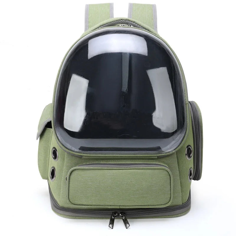 Transparent Cat Carrier Backpack – Breathable Pet Travel Backpack for Cats & Small Dogs