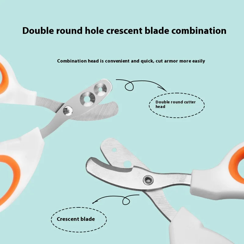 3-Piece Cat Grooming Kit – Cat Nail Clippers, Grooming Brush & Flea Comb Set