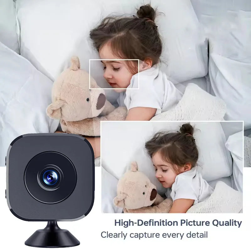Baby Monitor Mini HD Camera WiFi Wireless Monitoring Security Protection Remote Monitor Camcorders Video Surveillance Smart Home - PULSE MART