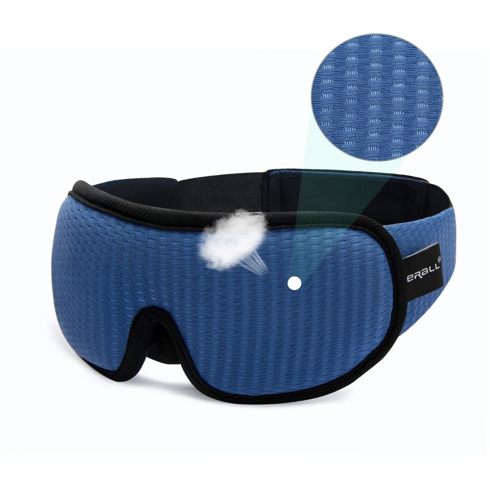 3D Sleeping Mask – Soft Padded Eye Shade &amp; Light-Blocking Sleep Mask - PULSE MART