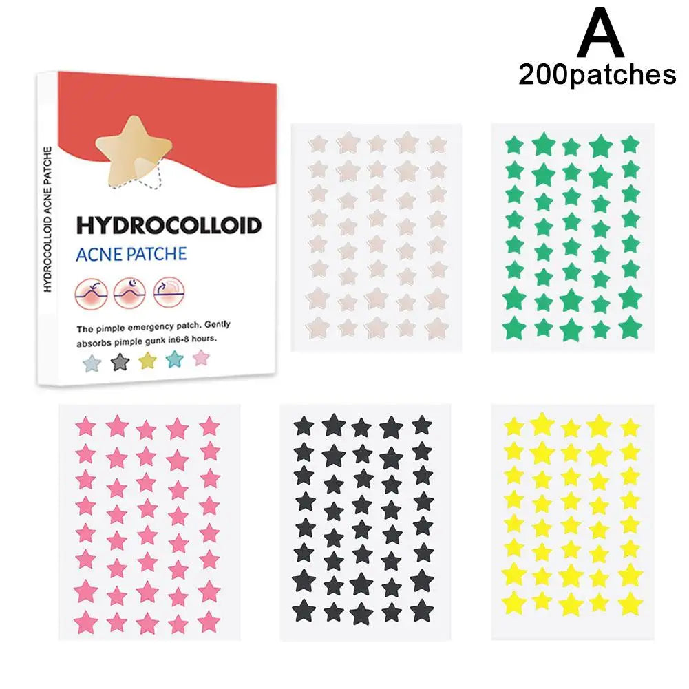 200–1080PCS Invisible Hydrocolloid Pimple Patches - PULSE MART