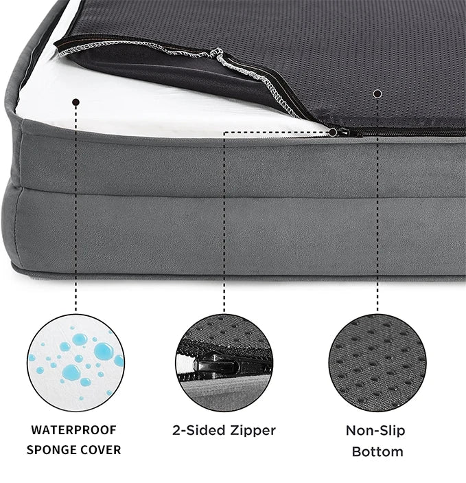 Orthopedic Dog Bed Sofa Bed, Extra Large Washable Pet Couch