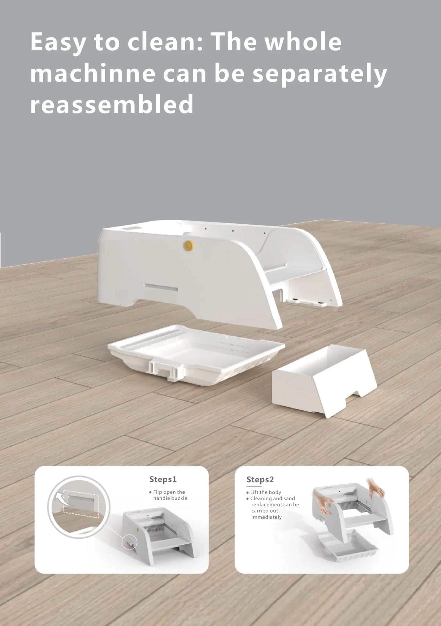 Automatic Self-Cleaning Cat Litter Box – Smart Electric Litter Box with App Control