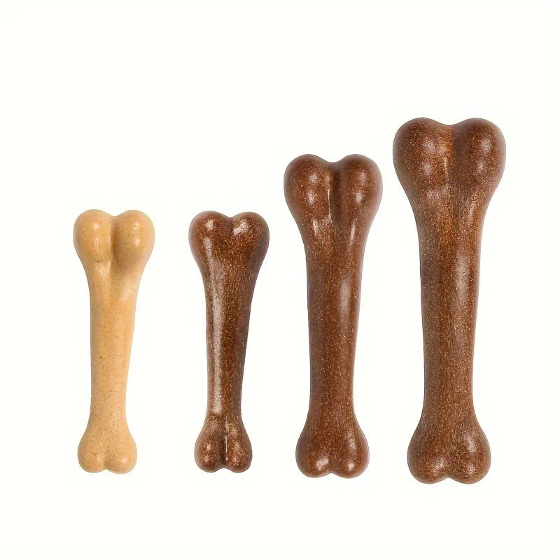 Beef-Flavored Bone Dog Toy - Durable Interactive Dental Chew
