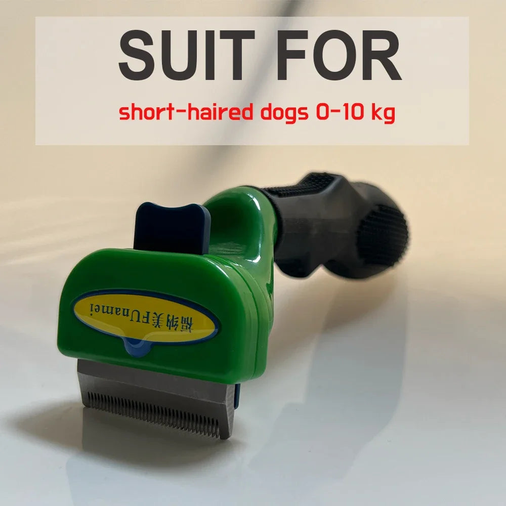 Dual-Sided Pet Dematting Comb - Anti-Lice Knot Remover for Dogs & Cats