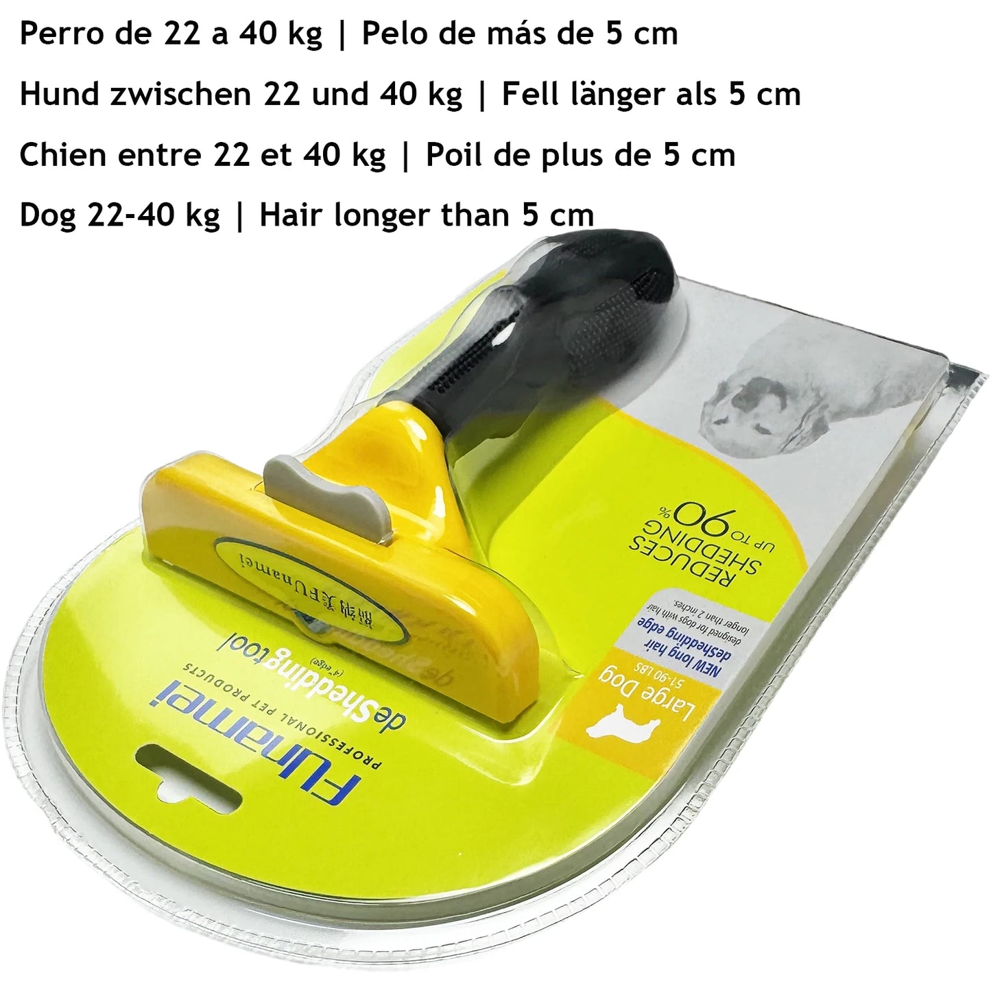 Dual-Sided Pet Dematting Comb - Anti-Lice Knot Remover for Dogs & Cats