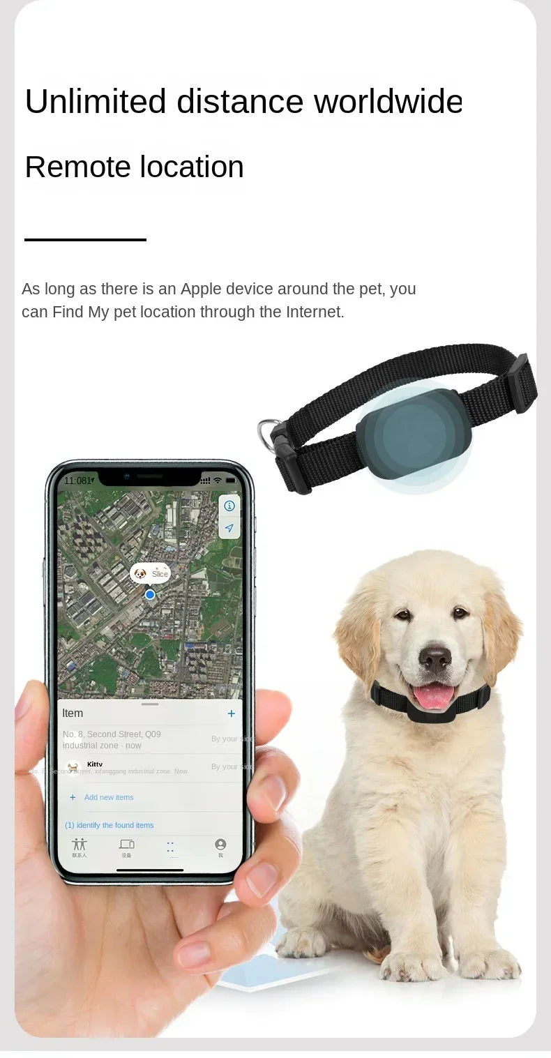 Waterproof Mini GPS Pet Tracker – Real-Time Dog & Cat Anti-Lost Locator with Movement Alerts