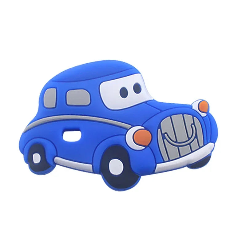 BPA Free 1pc Car Shaped Silicone Baby Teether Rodent Baby Teething Toys Chewable Products Nursing Gift For Baby Boy - PULSE MART
