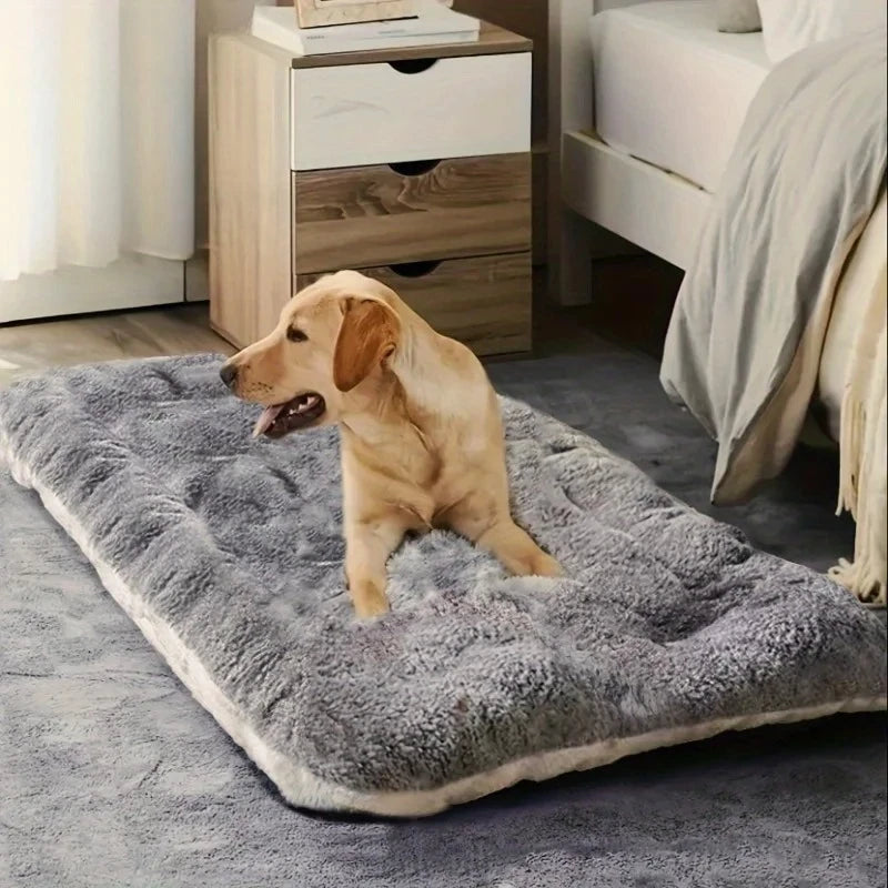 The Orthopedic Calming Crate Mat & Plush Dog Bed
