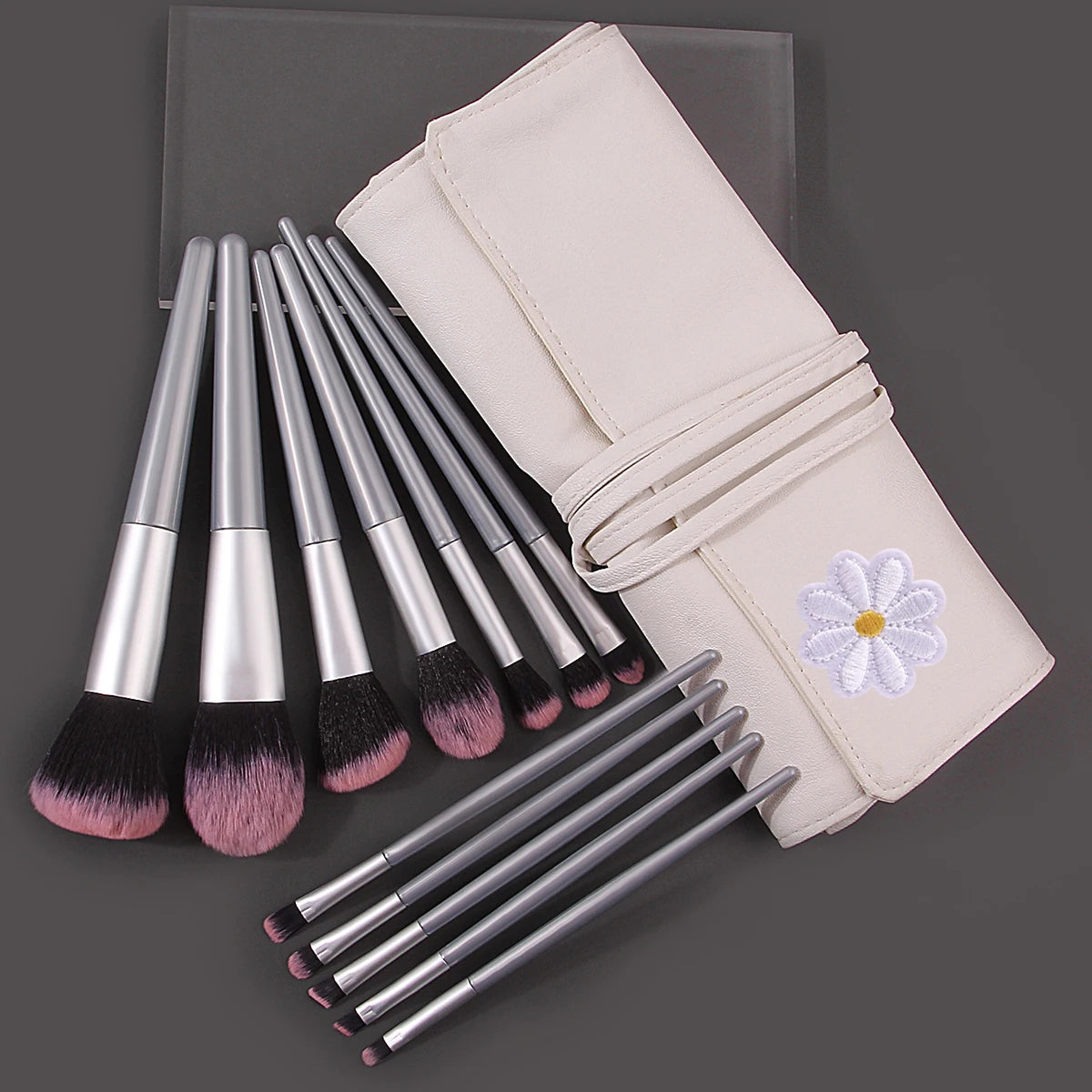 12-Piece Professional Makeup Brush Set with Storage Bag - Soft Bristles for Powder, Blush, Eyeshadow, and More - PULSE MART