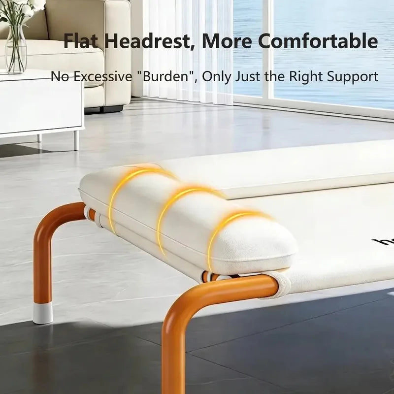 Elevated Mesh Dog Bed with Pillow, Raised Outdoor Patio Cot