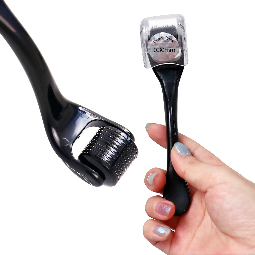 540 Microneedle Professional Derma Roller - Hair Growth, Beard Growth, and Facial Beauty Tool for Complete Skin Care - PULSE MART