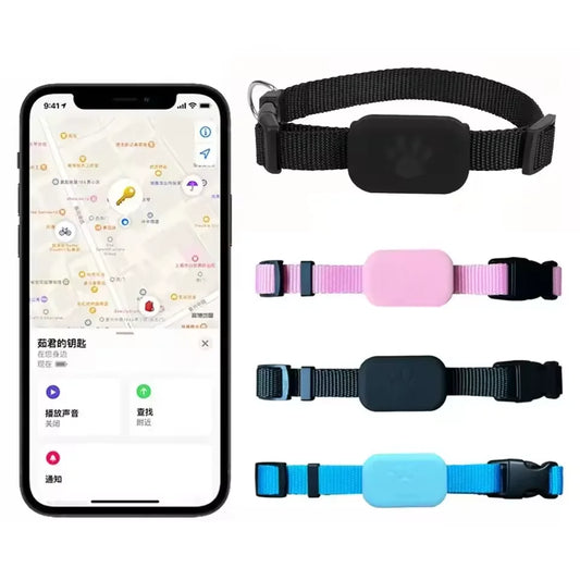 Waterproof Pet GPS Tracker – Real-Time Dog & Cat GPS Locator with Adjustable Collar