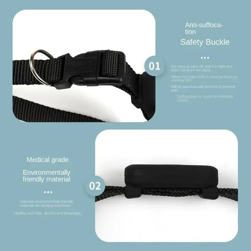 Waterproof Pet GPS Tracker – Real-Time Dog & Cat GPS Locator with Adjustable Collar