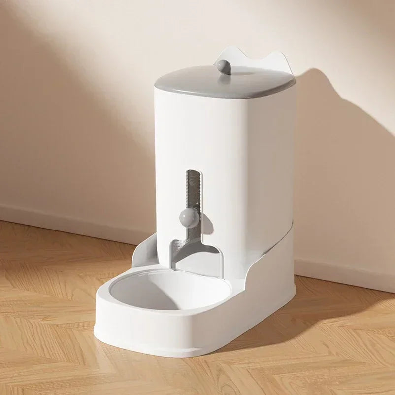 Large Capacity Automatic Pet Water Fountain & Food Feeder