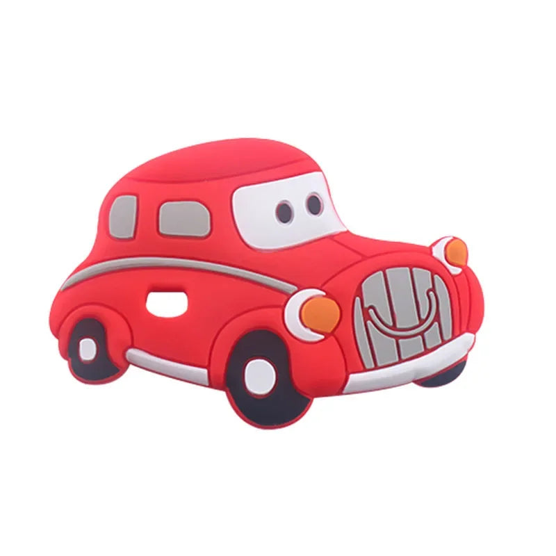 BPA Free 1pc Car Shaped Silicone Baby Teether Rodent Baby Teething Toys Chewable Products Nursing Gift For Baby Boy - PULSE MART