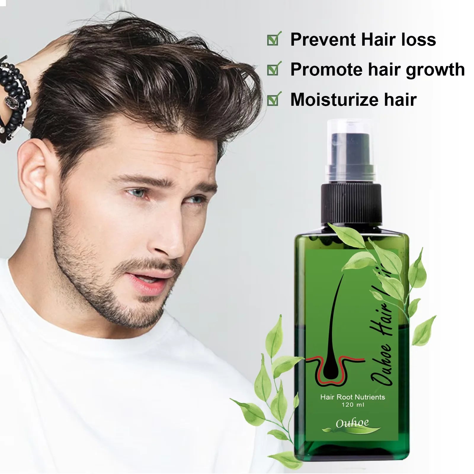 Hair Growth Spray - Anti-Hair Loss and Scalp Repair Treatment for Thickening, Lengthening, and Healthy Hair - PULSE MART