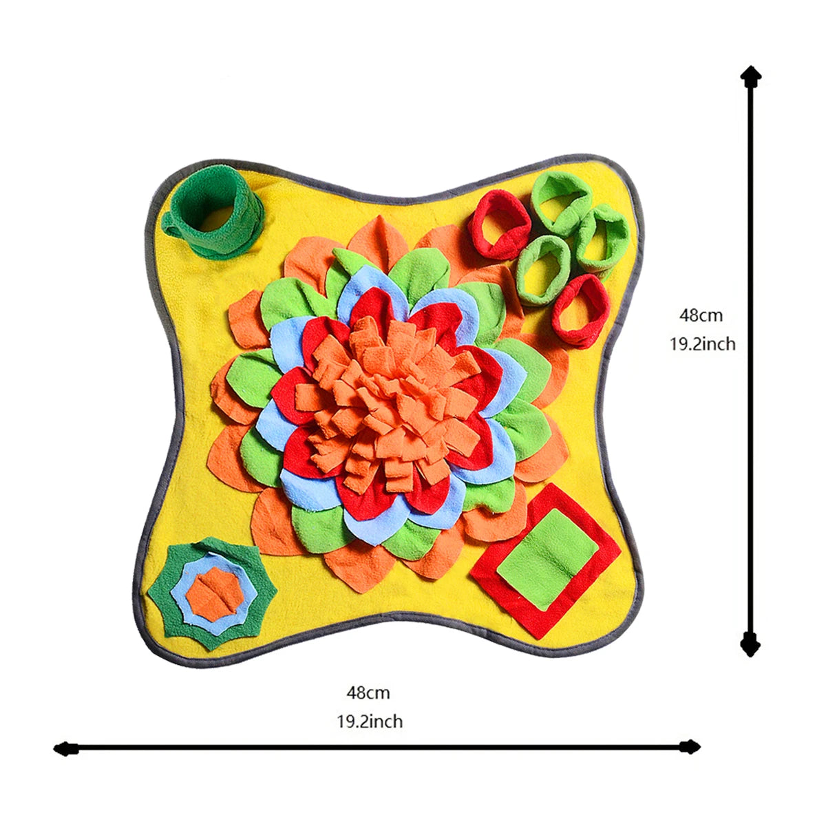 Interactive Dog Snuffle Mat, Mental Enrichment Foraging Puzzle