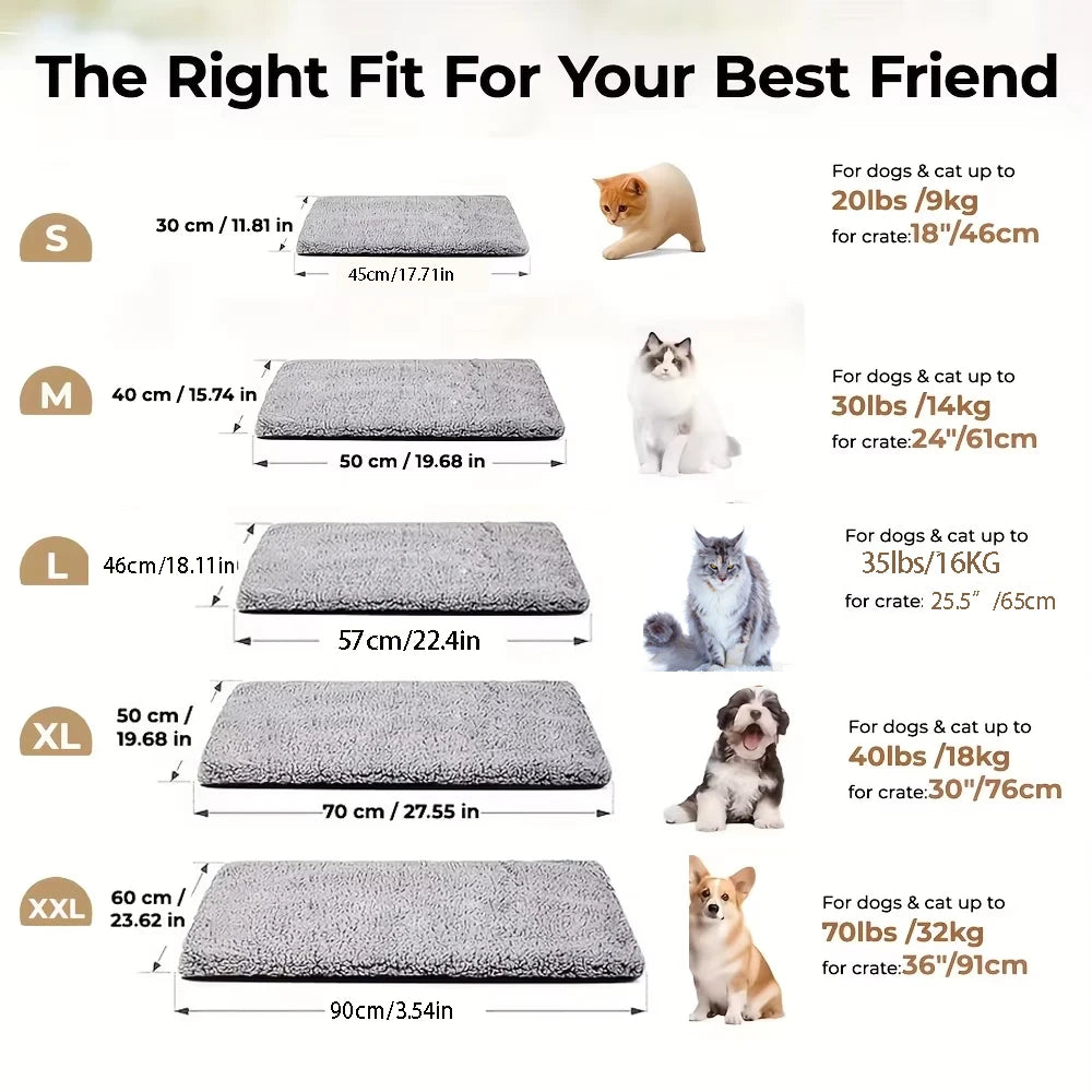 Ice Silk Dog Cooling Mat, Washable & Portable Summer Pet Sleeping Pad