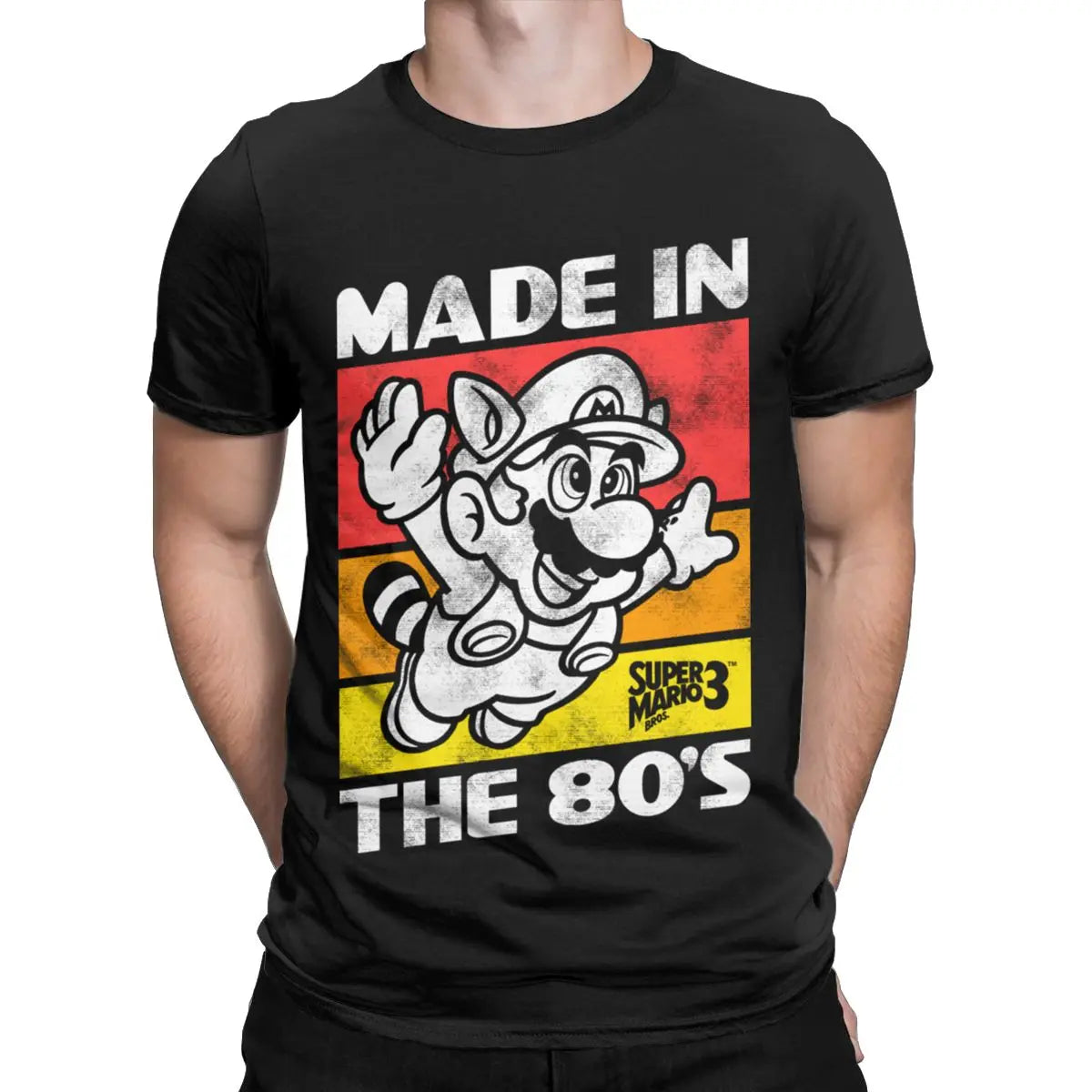 Men’s “Made In The 80s” T-Shirt – Funny Retro Cotton Short Sleeve Tee