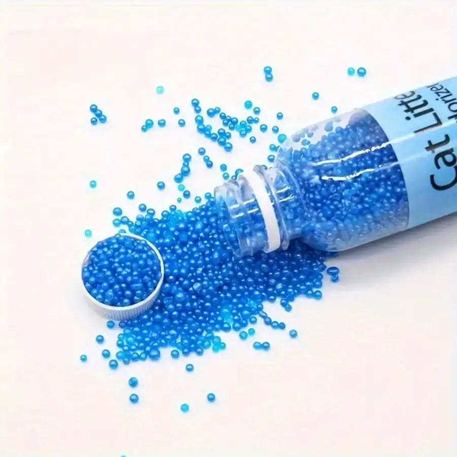 Fresh Scent Cat Litter Deodorizer Beads – Natural Plant-Based Odor Eliminator for Litter Boxes