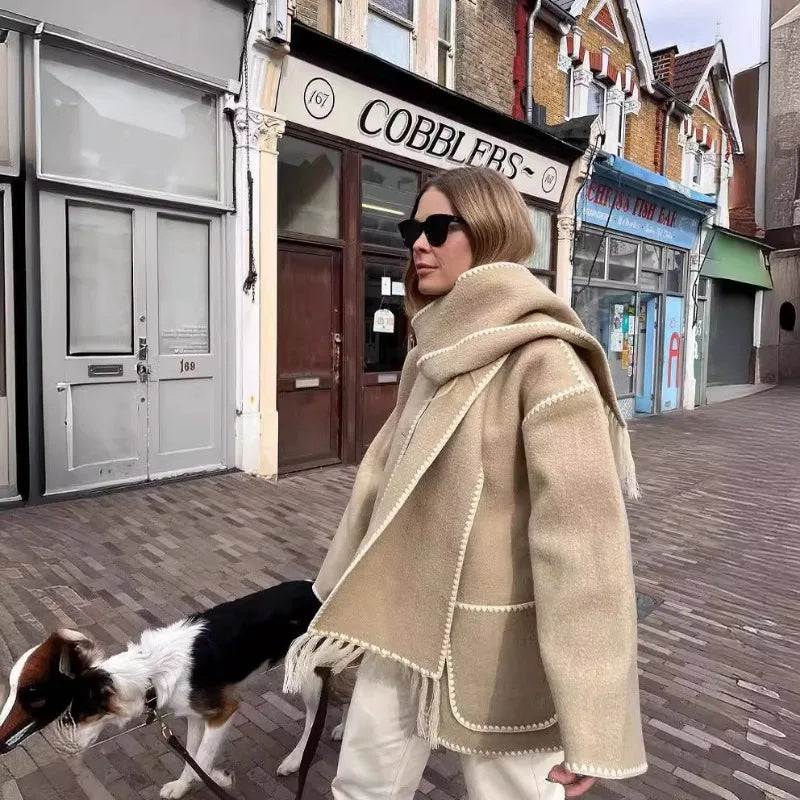 Women’s Fashion Woolen Coat – Autumn/Winter 2024 Collection - PULSE MART