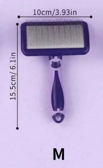 Professional Pet Dematting Slicker Brush - Detangling Grooming Tool
