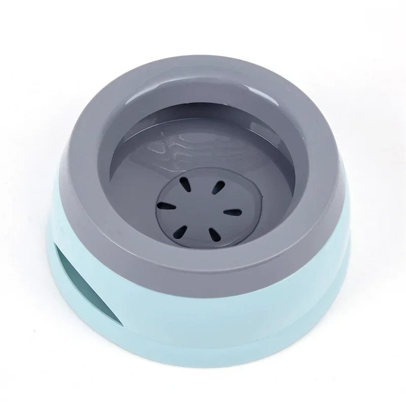 No-Wet Mouth Floating Dog Water Bowl - Anti-Spill Portable Outdoor Drinker