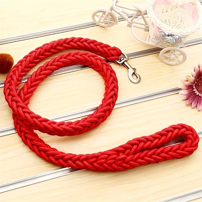 Heavy-Duty Braided Dog Leash - Strong Training Lead for Large Dogs