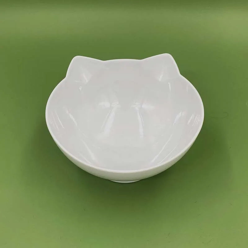 Elevated Tilted Cat Bowl – Anti-Vomiting Orthopedic Food & Water Bowl for Cats, Puppies & Rabbits