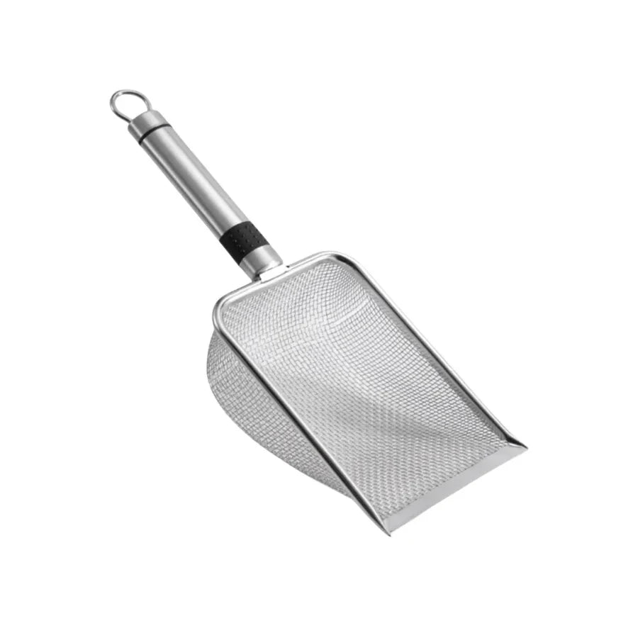 Stainless Steel Cat Litter Scoop – Heavy-Duty Rust-Resistant Litter Scooper with Ergonomic Handle
