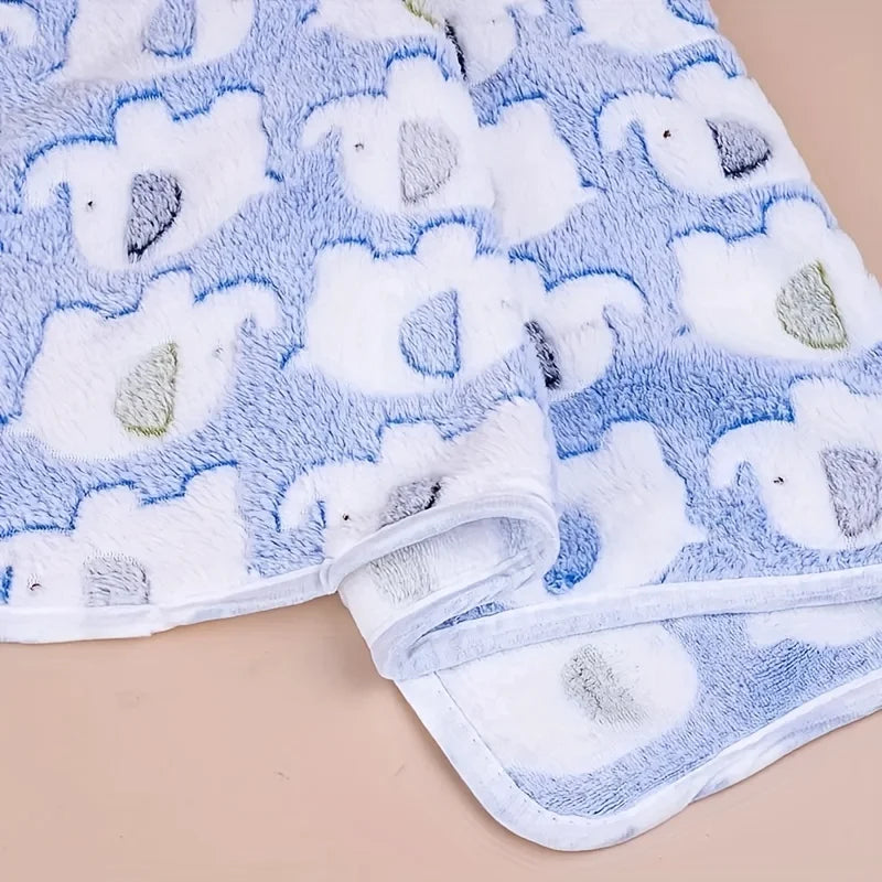 The Ultra-Soft Flannel Fleece Calming Pet Blanket