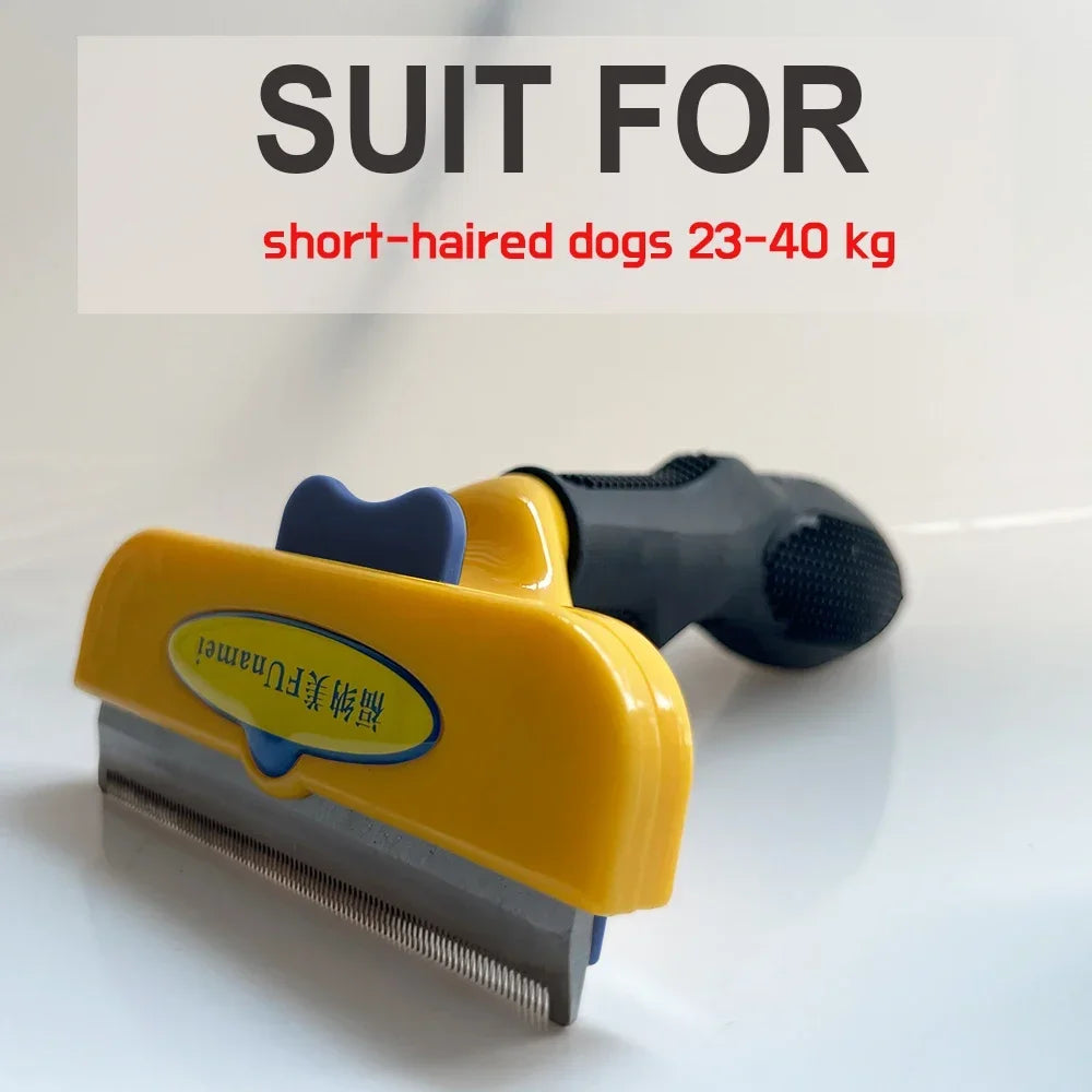 Dual-Sided Pet Dematting Comb - Anti-Lice Knot Remover for Dogs & Cats