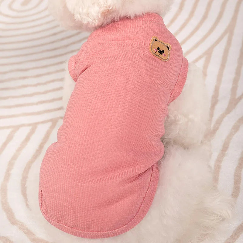 Breathable Polyester Dog Vest - Sweat-Resistant Outdoor Cat & Dog Shirt