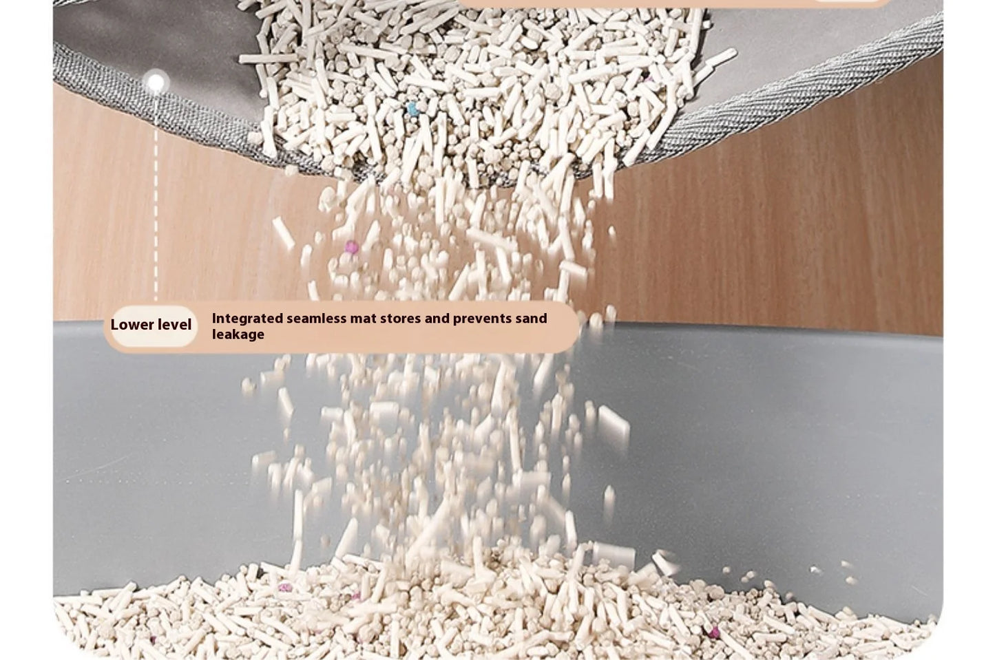 Premium 2-Layer Cat Litter Mat – Waterproof Non-Slip Sand Trapping Technology