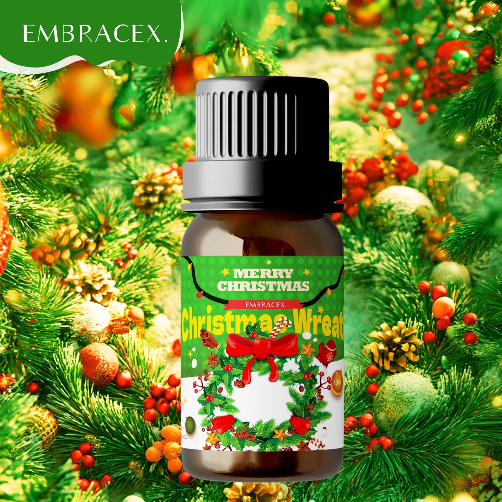 6PC/1PC 10ML Merry Christmas Essential Oils Christmas candle soap Christmas decoration Christmas atmosphere Christmas gifts