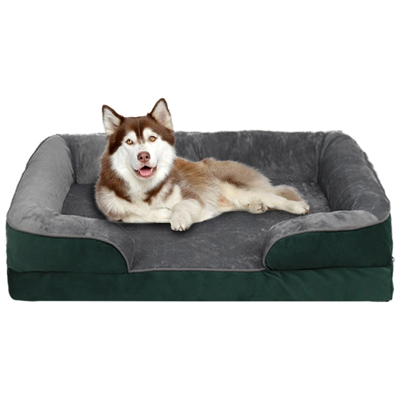 Orthopedic Dog Bed Sofa Bed, Extra Large Washable Pet Couch