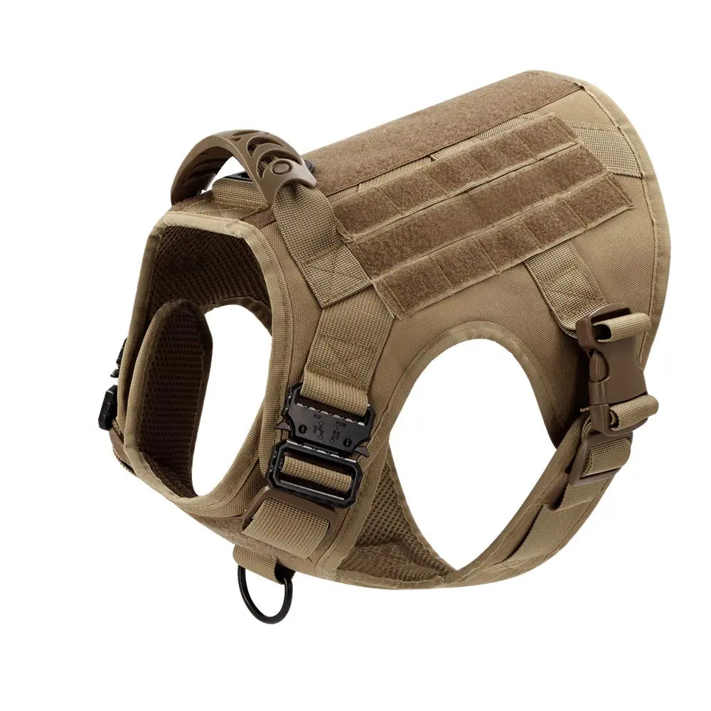 Military Tactical Dog Harness: Heavy-Duty Training Vest for German Shepherds