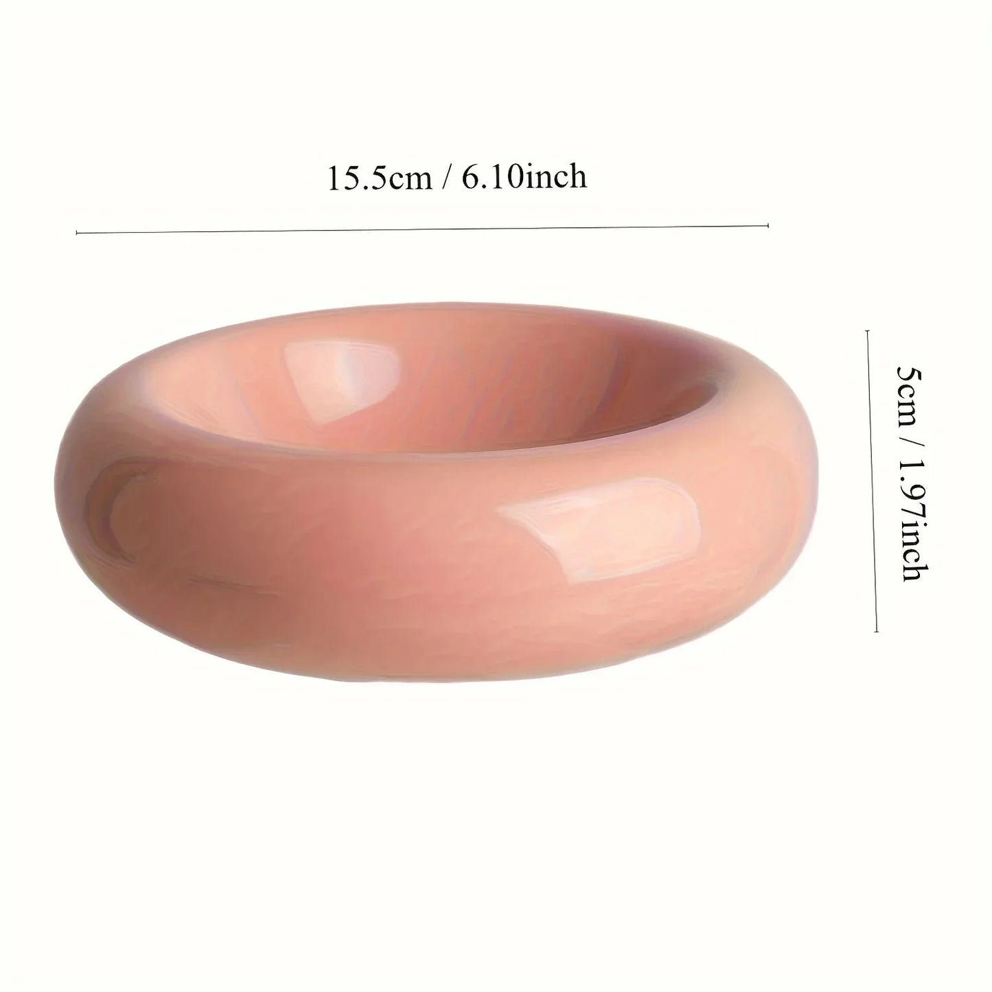 Ceramic Donut Cat Bowl – Non-Slip Anti-Tip Cat Food & Water Bowl for Cats & Small Pets
