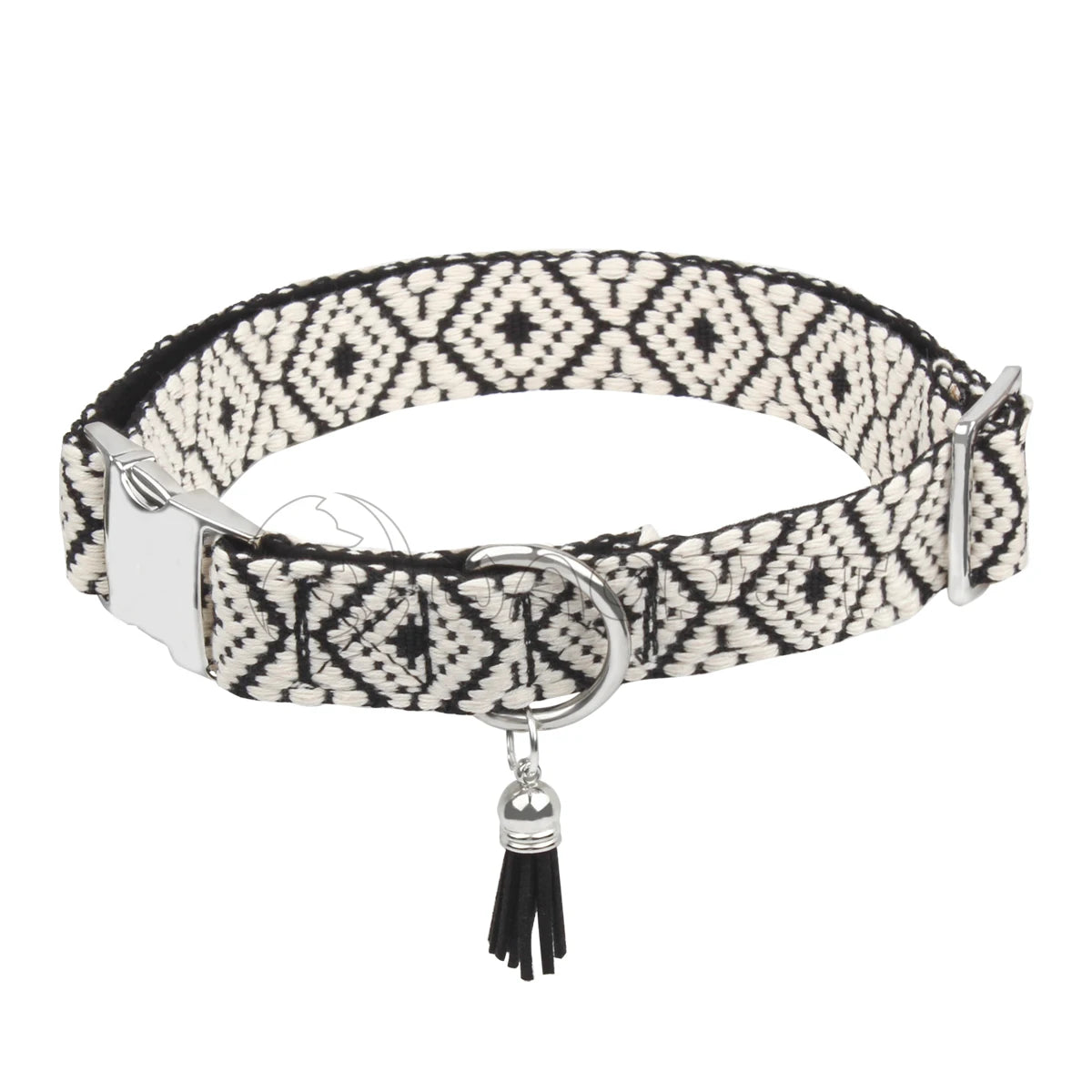 Bohemian Ethnic Style Pet Collar: Luxurious Adjustable Multi-Color Neckband