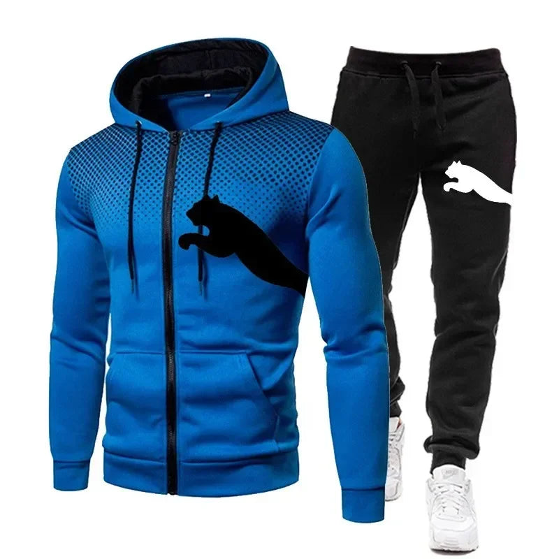 Hoodies Sets Men's Clothing Fashion Autumn/Winter Designer Clothing Hooded Jacket