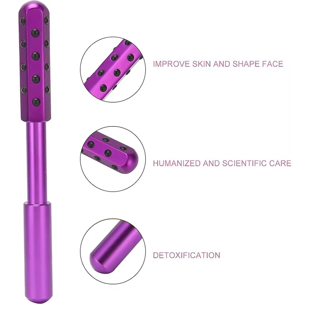 Germanium Face Massage Roller - Firming, Lifting, and Anti-Wrinkle Skin Care Tool, r for Radiant Complexion - PULSE MART