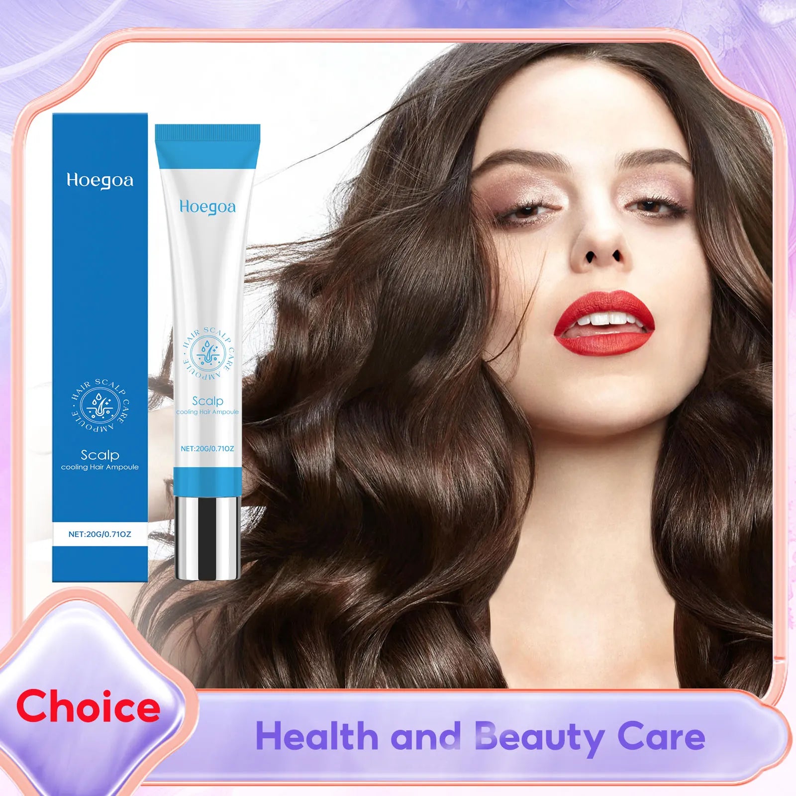 Hair Care Essential Oil - Smooth Shine, Anti-Frizz Hair Serum, Hair Growth Promotion, Scalp Nourishing Roller Treatment - PULSE MART