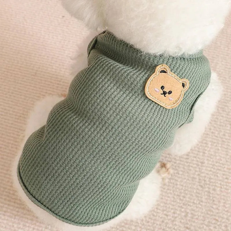 Breathable Polyester Dog Vest - Sweat-Resistant Outdoor Cat & Dog Shirt