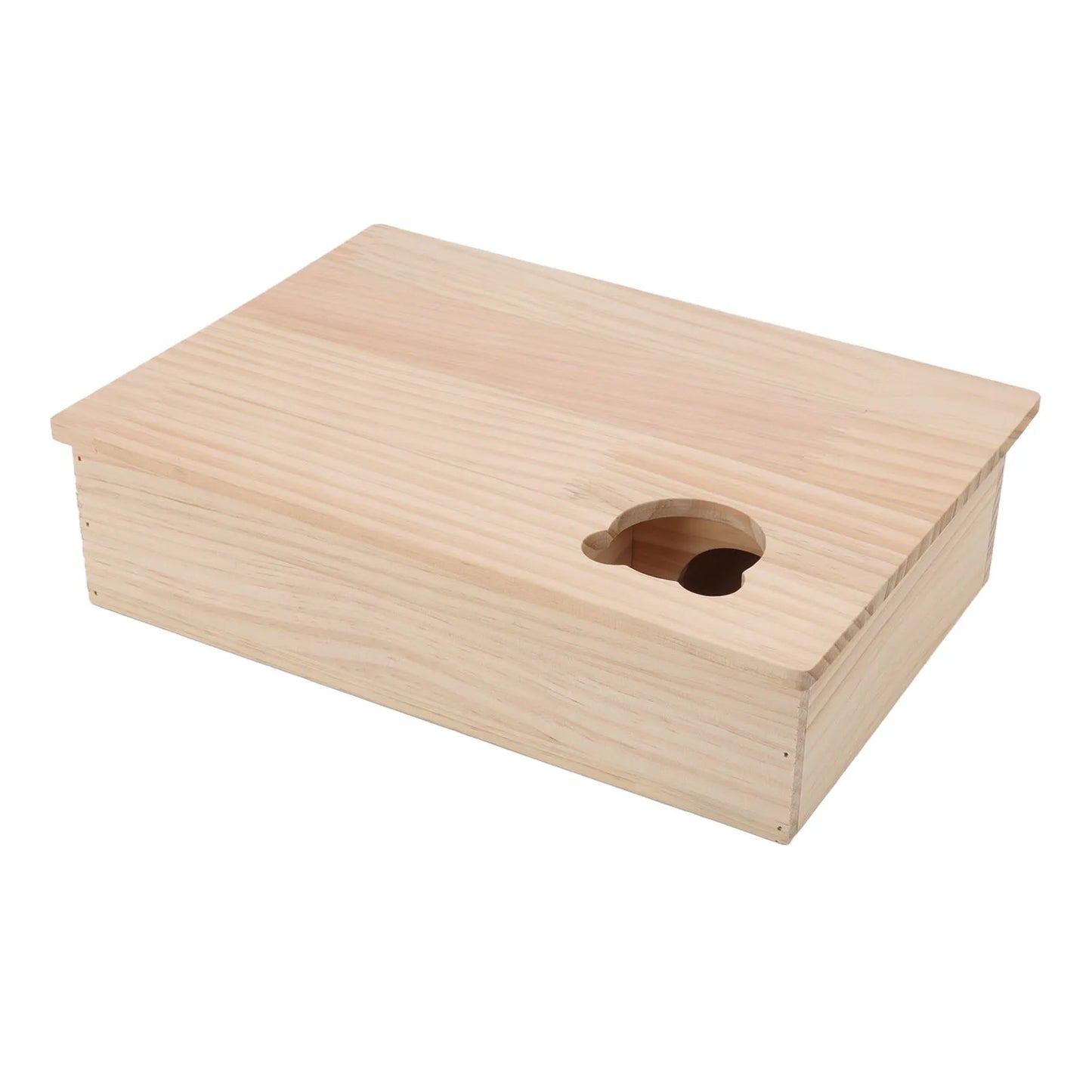 Wooden Hamster House – Multi-Room Log Cabin Hideout for Hamsters, Chinchillas & Small Pets
